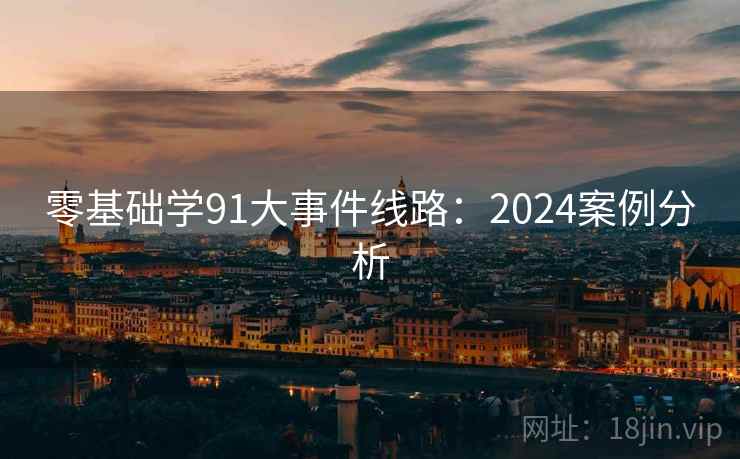 零基础学91大事件线路：2024案例分析